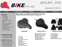 Tablet Screenshot of bikeseats.org